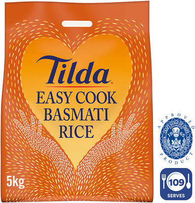 112154 SAV. Basmati Rice Easy Cook Tilda 5kg