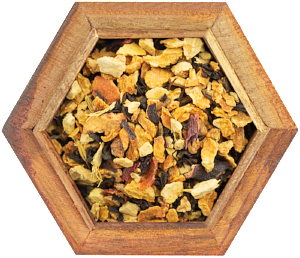 Black Tea Lemon & Ginger (available in 100g, & 1kg pkts)