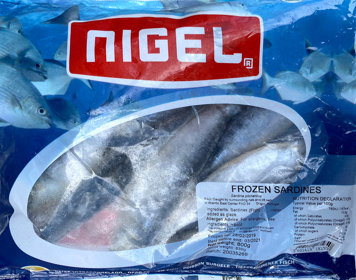 STICK. Sardines Whole Frozen. 1kg