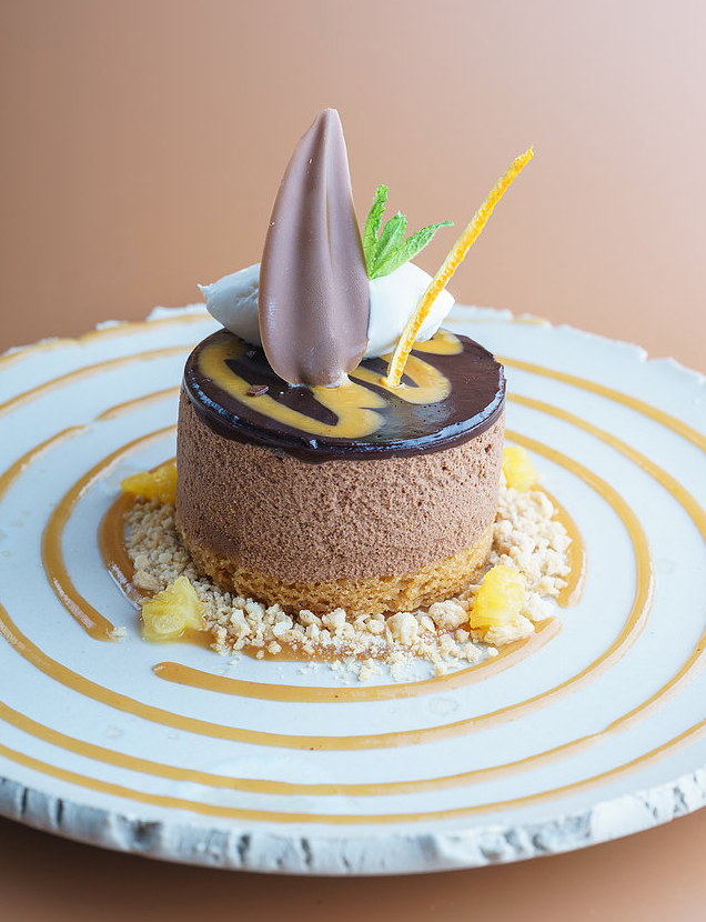 CH21/03. Chocolate & Seville orange truffle torte. x22