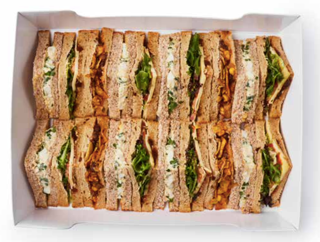 Platv 401. Vegetarian Platter. (5 Sandwiches)
