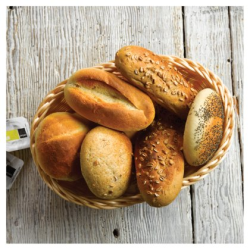 319091 SAV. Speciality Bun Sliced & Seeded Brioche Bun 48x90g
