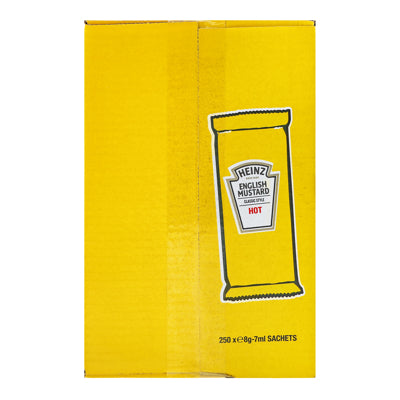 Elite. Heinz English Mustard Sachet  250x7ml