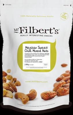 Elite. Mr Filberts Mexian Sweet Chilli Mix Nuts  6x1.5kg