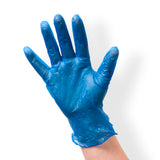 Elite. Powder Free Medium Blue Gloves  x100