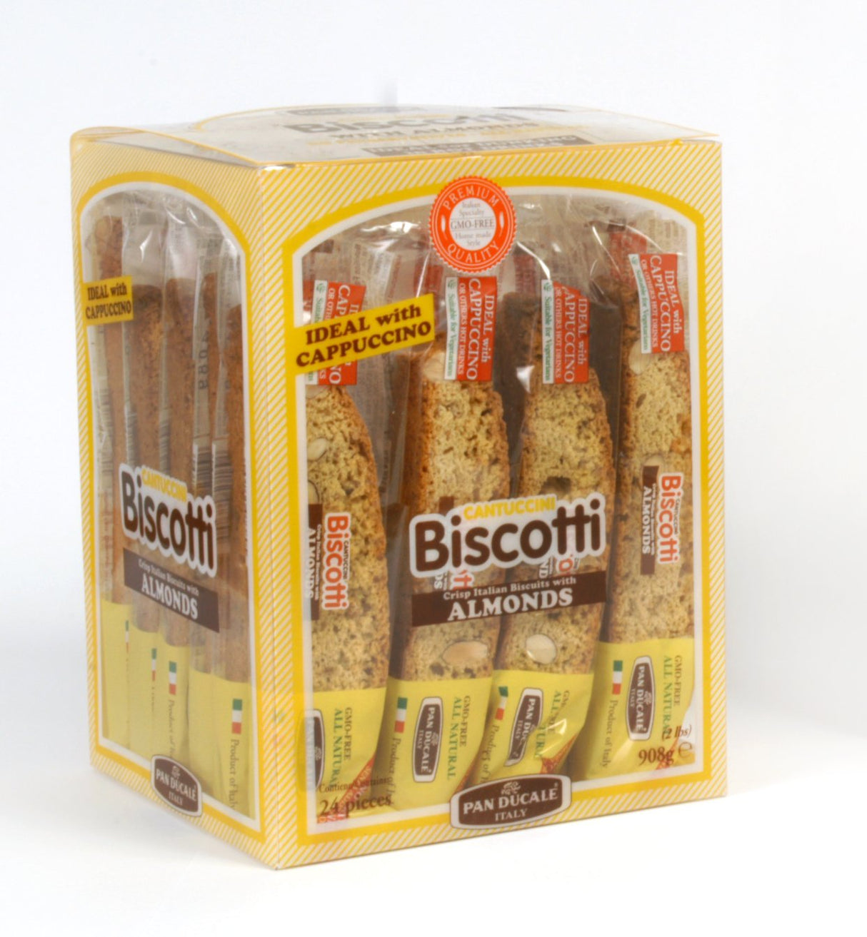 Coffee. Pan Ducale Cantuccini Biscotti Almond  24x36g