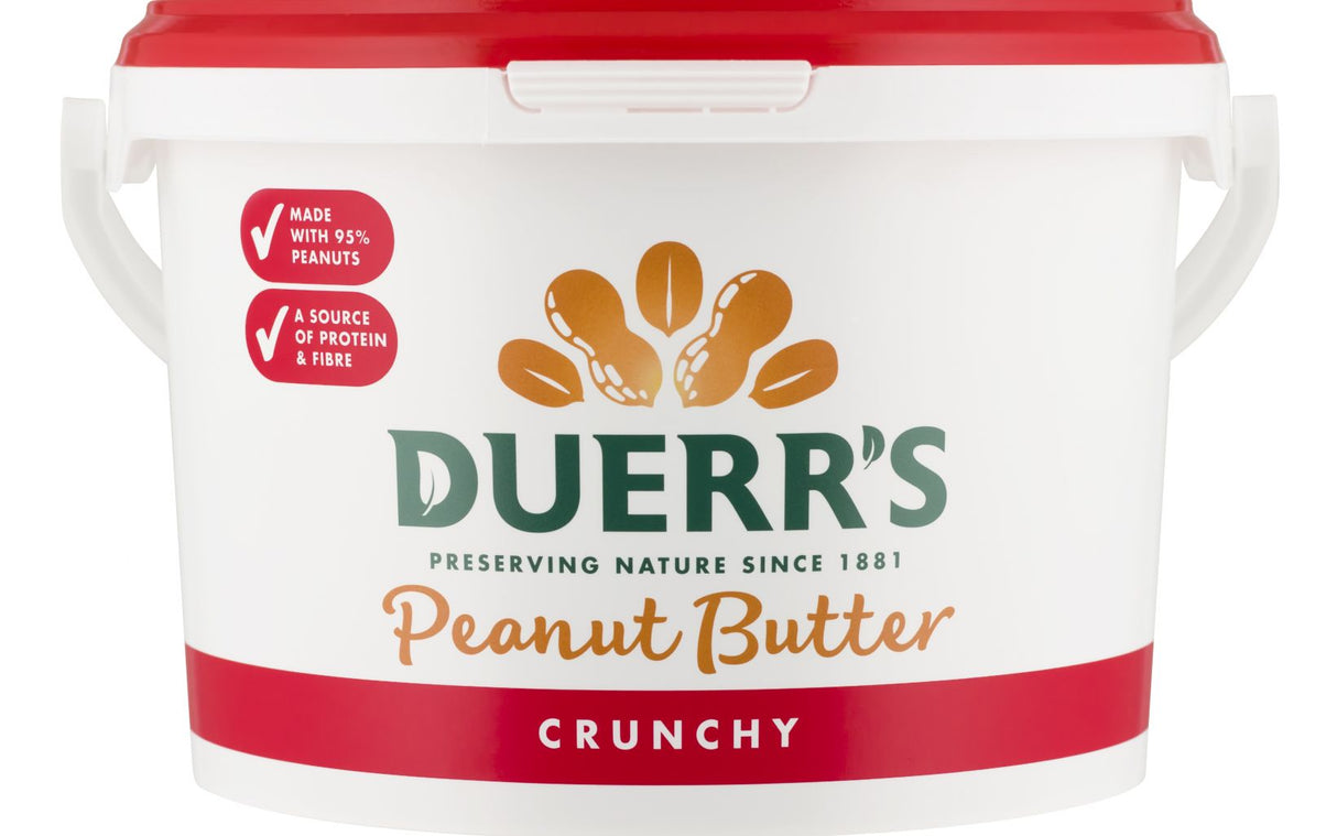 Elite. Duerrs Crunchy Peanut Butter Tub  2.5kg