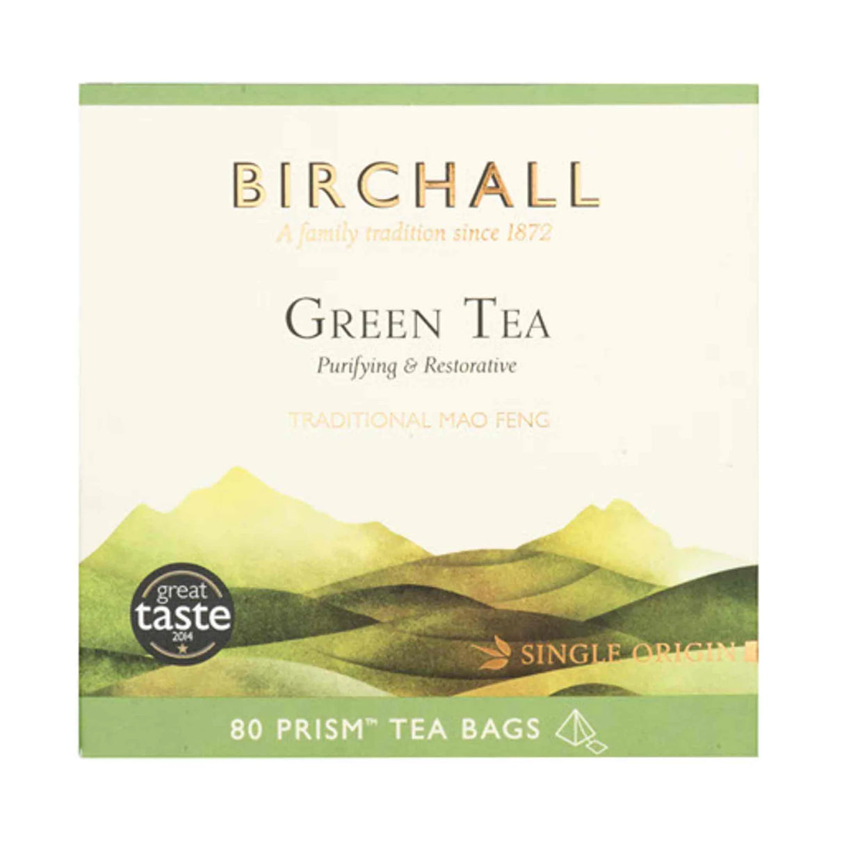 Coffee. Birchall Tagged Green Tea  x80 1x Cup Tea Bags
