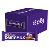 Cadbury's Dairy Milk Chocolate Bar 48x45g