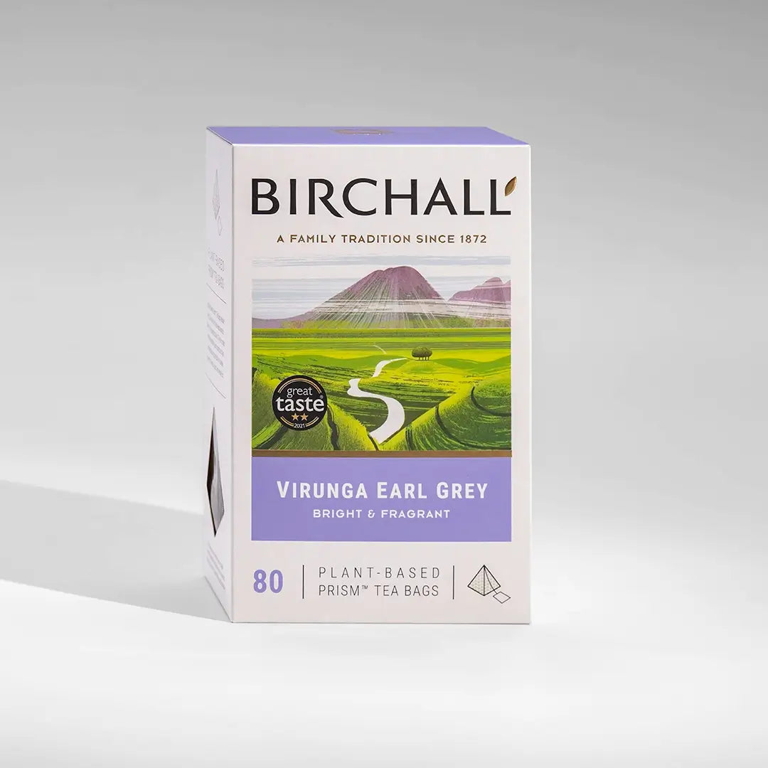 Coffee. Birchall Tagged Virunga Earl Grey Tea  x80 1x Cup Tea Bags