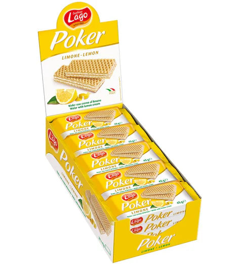 Coffee. Lago Lemon Waffers  20x45g