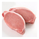 WAL. Pork Loin Steaks Rind On  8oz each