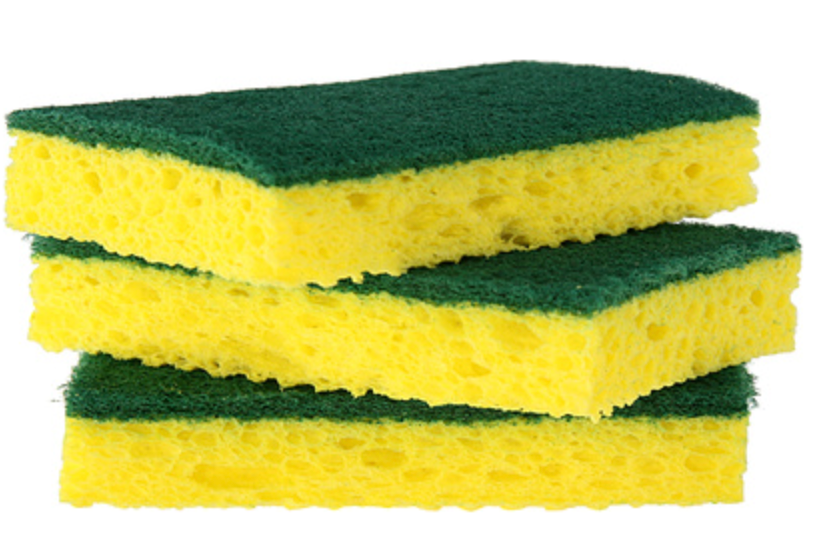 629665 SAV. Green Top Sponge Scourer  x6