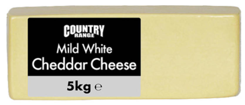 269044 SAV. Mild Cheddar Cheese Block 5kg  C/R