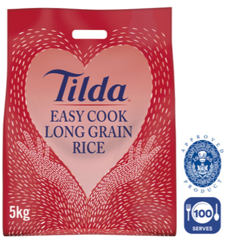 112153 SAV. Long Grain Easy Cook Rice Tilda  5kg