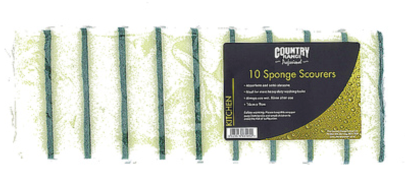 607224 SAV.  Scrubbing Sponge C/R  x10 PCS
