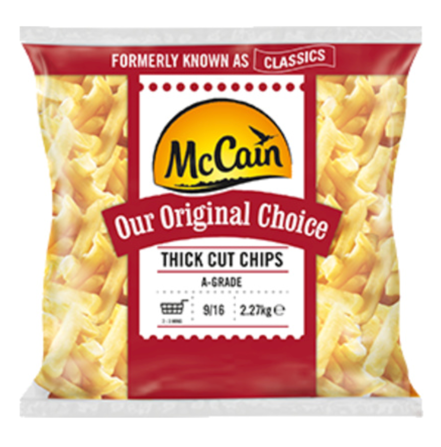 386023 SAV. McCain Original Choice Thick Cut Chips 4x2.27kg