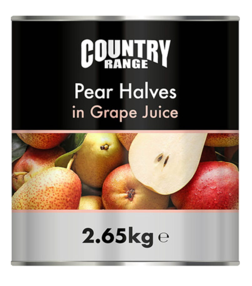 102646 SAV. Country Range Pear Halves In Juice 2.5kg