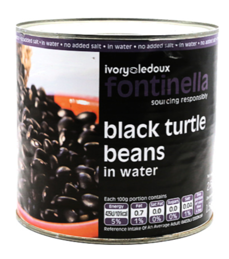 106149 SAv. Riverdene Black Turtle Beans 2.5kg