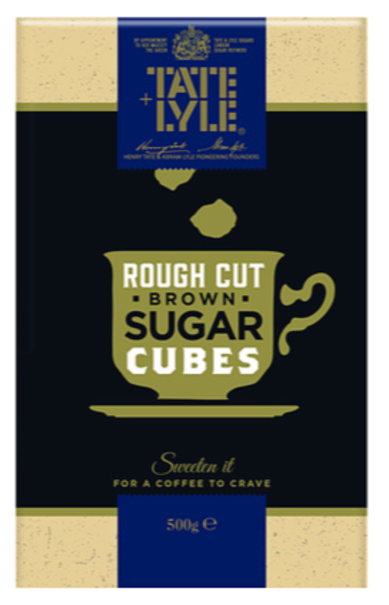 112216 SAV. Tate & Lyle Fairtrade Small Demerara Sugar Cubes 500g