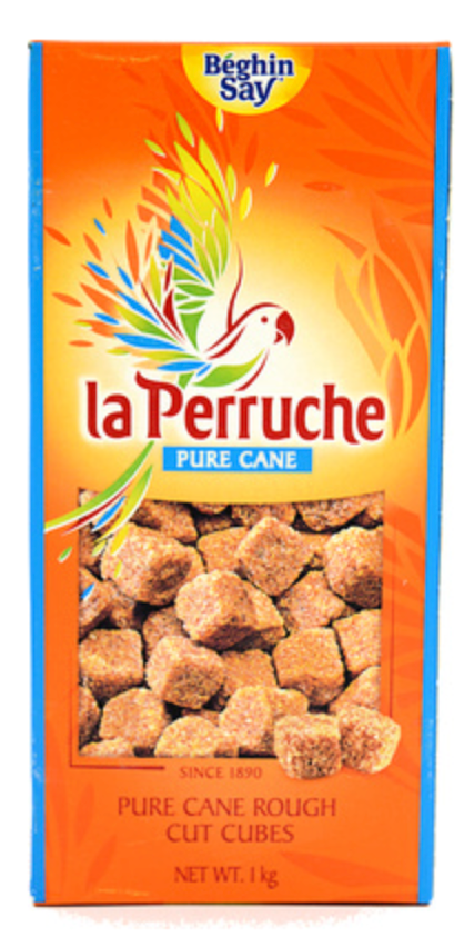118435 SAV. Perruche Brown Rough Sugar Cube 1kg
