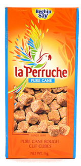 118435 SAV. Perruche Brown Rough Sugar Cube 1kg