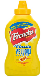 119106 SAV. Frenchs Squeezy American Mustard 226g
