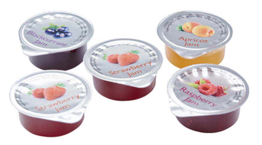 127252 SAv. Country Range Assorted Jam Portions 100x20g