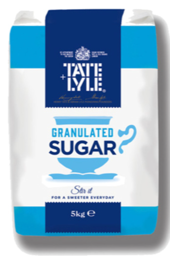 136039 SAV. Tate & Lyle Granulated Sugar 5kg