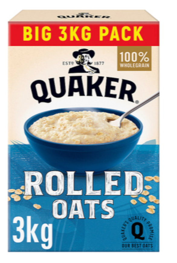 113325 SAV. Quaker Porridge Oats 3kg