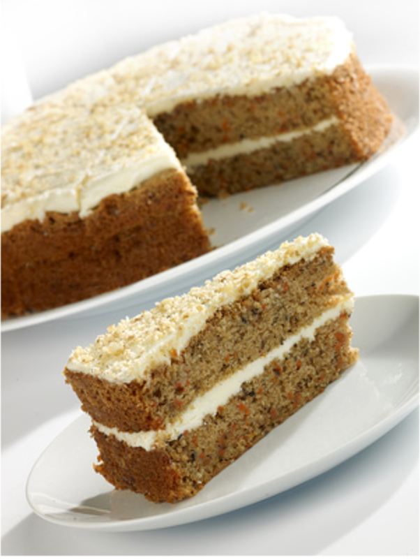 314282 SAV. Handmade Cake Company Gluten Free Carrot Cake x14 ptn