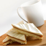 387448 SAV. Handmade Cake Company White Chocolate Caramel Shortbread (Pre-Portioned) x12 ptn