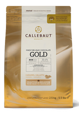 132641 SAV. Callebaut Gold White Chocolate Callets 2.5kg
