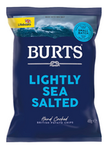 124177 SAV. Burts Lightly Sea Salted Crisps 10x150g