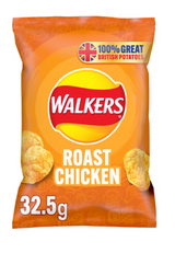 187136 SAV. Walkers Roast Chicken Crisps 32x45g