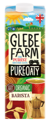 118057 SAV. Glebe Farm Organic Gluten Free Oat Milk Barista Style 1 litre