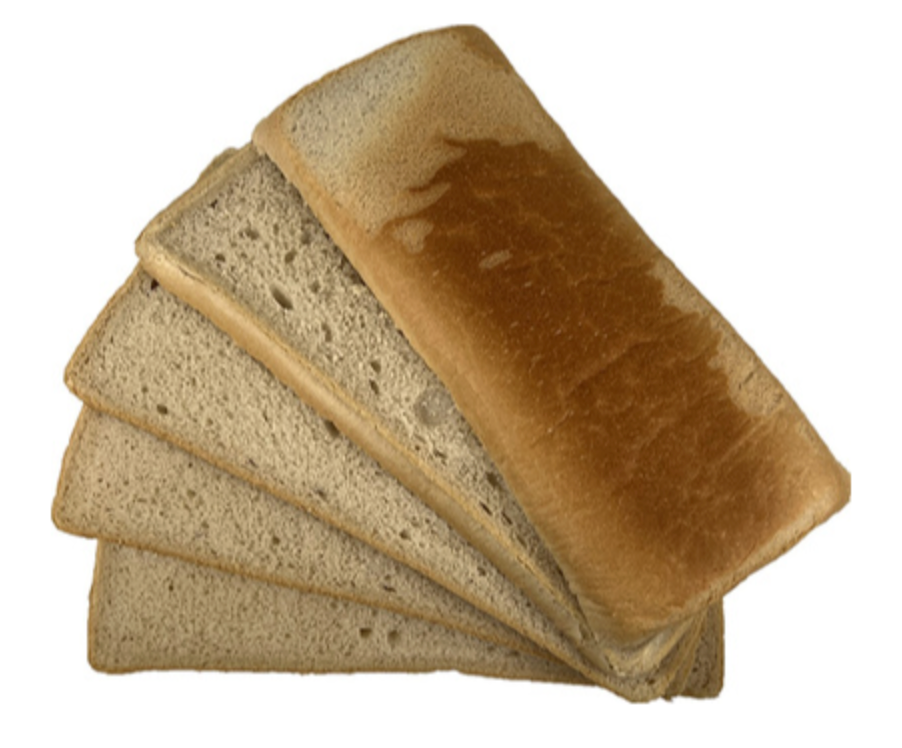 339433 SAV. Fosters Bakery Lateral Sliced White Sandwich Bread (8 plus 2) 5x800g