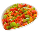 385150 SAV. Greens Diced Mixed Peppers 1kg