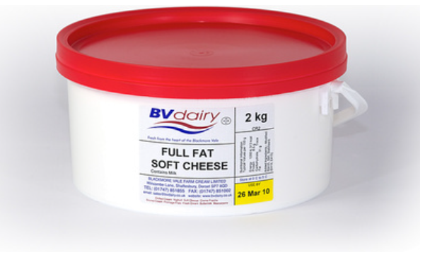 274175 SAV. BV Dairy Luxury Cream Cheese 28% 2kg
