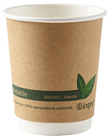 601903 SAV. Ingeo Kraft Double Walled Cup (8 oz) 25pcs