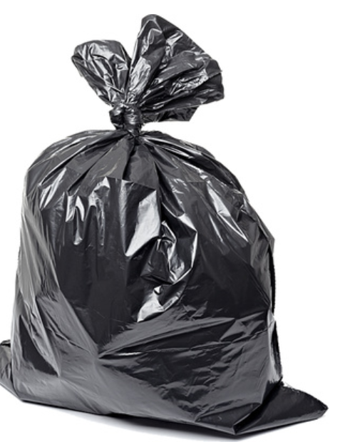 622633 SAV Weller Packaging Compactor Black Bin Bags 75 Micron 100PCS