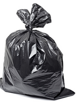 622633 SAV Weller Packaging Compactor Black Bin Bags 75 Micron 100PCS