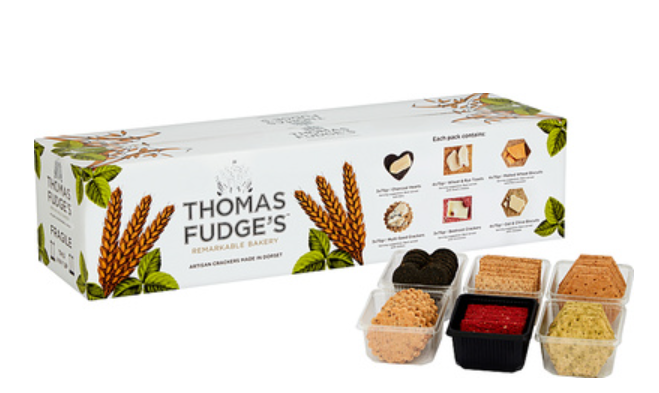 110159 SAV. Thomas Fudge Biscuits For Cheese 21 x 75G