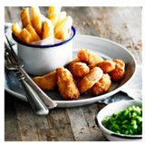 384044 SAV. Whitby Breaded Wholetail Scampi 450G