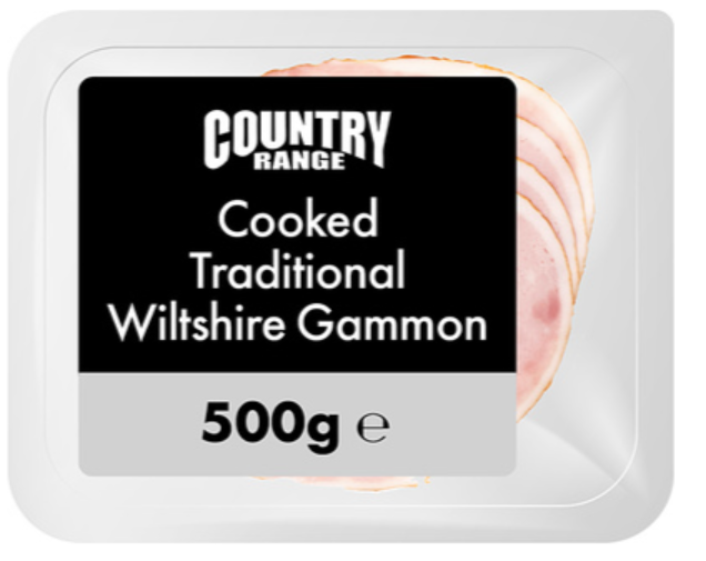 272147 SAV. Country Range Sliced Cooked Traditional Wiltshire Gammon 1 x 500G