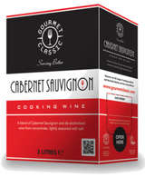 121144 SAV. Gourmet Classic Gluten Free Cabernet Sauvignon Cooking Wine 3 litre