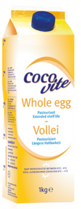 240824 SAV. CocoVite Pasteurised Liquid Whole Eggs 1 litre