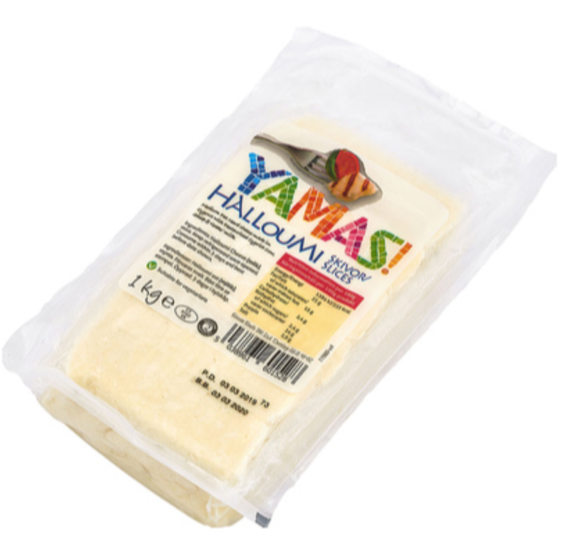 215991 SAV. Yamas Sliced Halloumi 1 KG