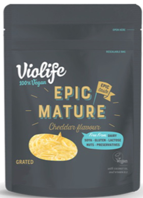 250267 SAV. Violife Vegan Mature Grated Cheddar  500g