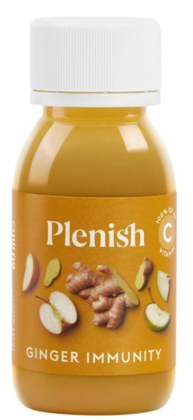 2037 AR. Plenish Shots Ginger Immunity 12x60ml